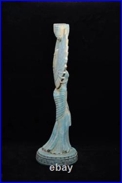 Rare Ancient Egyptian Antiquities Winged Isis Statue Goddess Of Love Egyptian BC