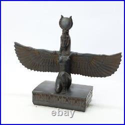 Rare Ancient Egyptian Antiquities Winged Statue Of Goddess Isis Protection BC