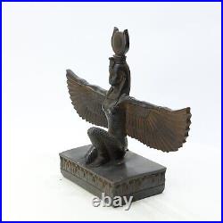 Rare Ancient Egyptian Antiquities Winged Statue Of Goddess Isis Protection BC