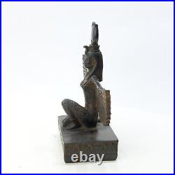 Rare Ancient Egyptian Antiquities Winged Statue Of Goddess Isis Protection BC