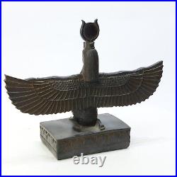 Rare Ancient Egyptian Antiquities Winged Statue Of Goddess Isis Protection BC