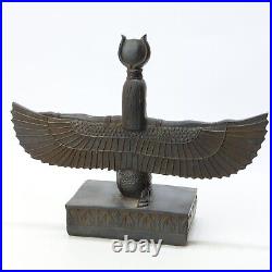 Rare Ancient Egyptian Antiquities Winged Statue Of Goddess Isis Protection BC