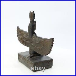 Rare Ancient Egyptian Antiquities Winged Statue Of Goddess Isis Protection BC