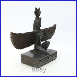 Rare Ancient Egyptian Antiquities Winged Statue Of Goddess Isis Protection BC