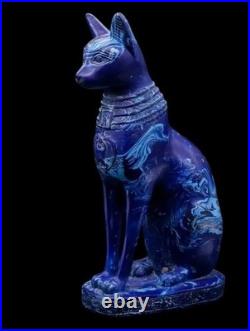 Rare Ancient Egyptian Bastet Cat Idol Elite Pharaonic Feline Deity BC