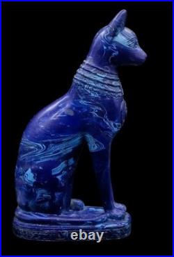 Rare Ancient Egyptian Bastet Cat Idol Elite Pharaonic Feline Deity BC
