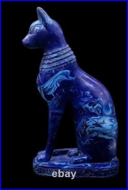 Rare Ancient Egyptian Bastet Cat Idol Elite Pharaonic Feline Deity BC