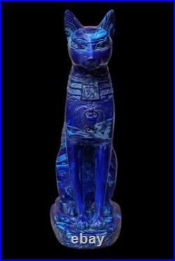 Rare Ancient Egyptian Bastet Cat Idol Elite Pharaonic Feline Deity BC