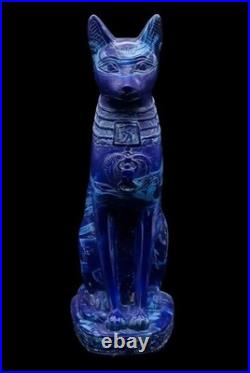 Rare Ancient Egyptian Bastet Cat Idol Elite Pharaonic Feline Deity BC