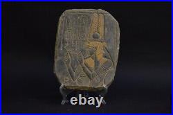 Rare Ancient Egyptian Nefertari Plate Exquisite Hand Carved Antiquity from the