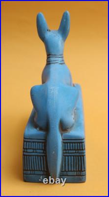 Rare Ancient Egyptian Pharaonic Antiques Anubis God of Death Statue Egypt BC