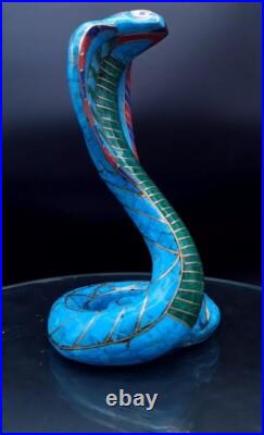 Rare Ancient Egyptian Pharaonic Cobra Statue Antiques Collectible Piece B. C