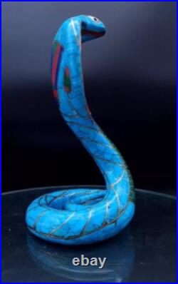 Rare Ancient Egyptian Pharaonic Cobra Statue Antiques Collectible Piece B. C