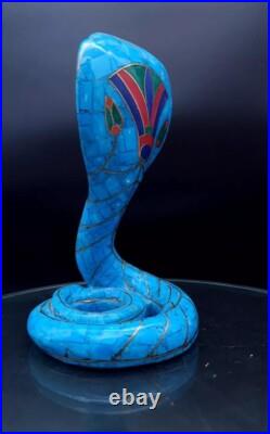Rare Ancient Egyptian Pharaonic Cobra Statue Antiques Collectible Piece B. C