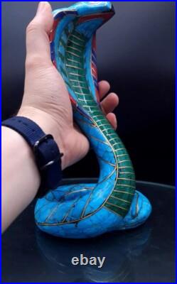 Rare Ancient Egyptian Pharaonic Cobra Statue Antiques Collectible Piece B. C