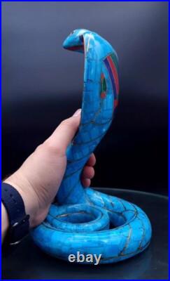 Rare Ancient Egyptian Pharaonic Cobra Statue Antiques Collectible Piece B. C
