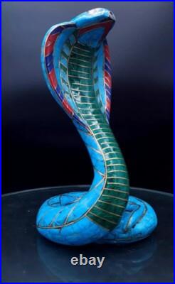 Rare Ancient Egyptian Pharaonic Cobra Statue Antiques Collectible Piece B. C