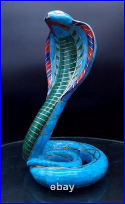 Rare Ancient Egyptian Pharaonic Cobra Statue Antiques Collectible Piece B. C