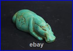 Rare Ancient Egyptian Pharaonic Hippo Statue Antique Antiques Unique BC