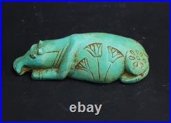 Rare Ancient Egyptian Pharaonic Hippo Statue Antique Antiques Unique BC