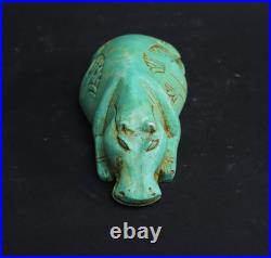 Rare Ancient Egyptian Pharaonic Hippo Statue Antique Antiques Unique BC