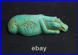 Rare Ancient Egyptian Pharaonic Hippo Statue Antique Antiques Unique BC