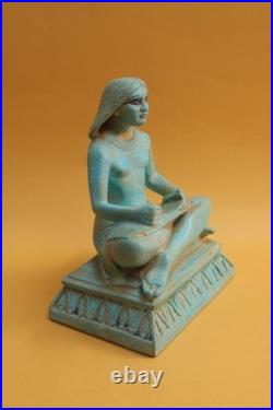 Rare Ancient Egyptian Pharaonic Scribe Statue of God Meaning Unique Antique BC