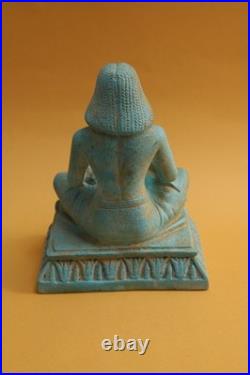 Rare Ancient Egyptian Pharaonic Scribe Statue of God Meaning Unique Antique BC