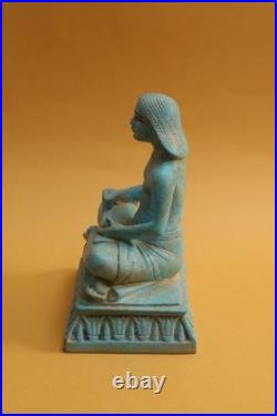 Rare Ancient Egyptian Pharaonic Scribe Statue of God Meaning Unique Antique BC