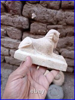 Rare Ancient Egyptian Pharaonic Sphinx Statue Antiques Unique Collectible B