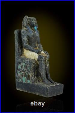 Rare Ancient Egyptian Statue Khafre King of Egypt Pharaonic Antiques Unique BC