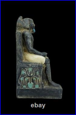 Rare Ancient Egyptian Statue Khafre King of Egypt Pharaonic Antiques Unique BC
