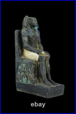 Rare Ancient Egyptian Statue Khafre King of Egypt Pharaonic Antiques Unique BC