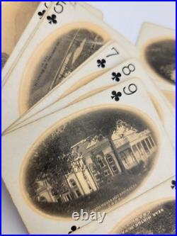 Rare Antique 1930's C & O- F. F. V. Railroad Via Washington Playing Cards-Complete