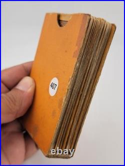 Rare Antique 1930's C & O- F. F. V. Railroad Via Washington Playing Cards-Complete