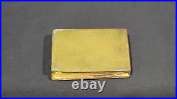 Rare Antique Agate and Brass Snuff Tobacco Box