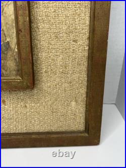 Rare Antique Ajanta Caves Maya Mother of Ajanta Buddha Handmade Frames Art 23.5