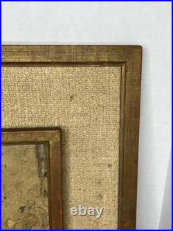 Rare Antique Ajanta Caves Maya Mother of Ajanta Buddha Handmade Frames Art 23.5