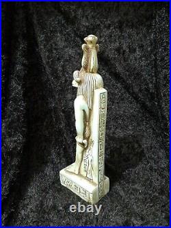 Rare Antique Ancient Egyptian Pharaonic Statue King Khanum Stone 25 cm 2413 bc