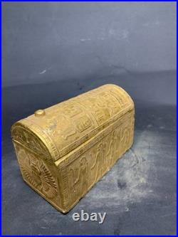 Rare Antique Egyptian Pharaonic Box Statue BC Unique Ancient Antiques