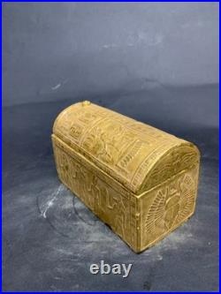 Rare Antique Egyptian Pharaonic Box Statue BC Unique Ancient Antiques