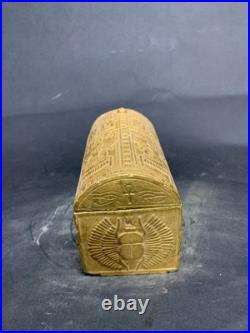 Rare Antique Egyptian Pharaonic Box Statue BC Unique Ancient Antiques