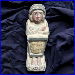 Rare Antique Egyptian Scribe Statue Pharaonic BC Unique Ancient Antiques