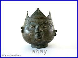 Rare Antique India Bronze Buddha Cup, Statue Lanzendorf Collection