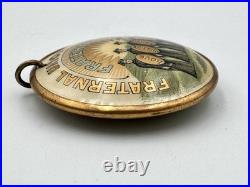 Rare Antique Medal FRATERNAL UNION Of AMERICA 2 Sided