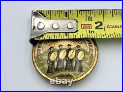 Rare Antique Medal FRATERNAL UNION Of AMERICA 2 Sided
