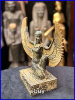 Rare Antique Pharaonic Stone Statue of Isis Ancient Egyptian Antiquities B. C