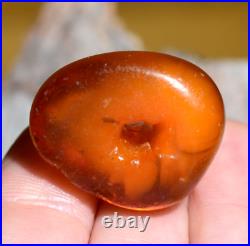 Rare Antique Real Natural Amber African Trade Bead Tribally Used From Mauritania Rare Antique Real Natural Amber African Trade Bead Tribally Used From Mauritania