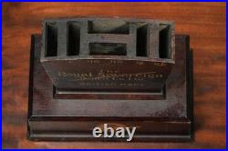 Rare Antique Royal Sovereign Pencil Co Wood Sign Retail Store Display Case