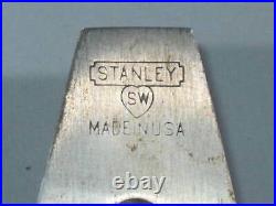 Rare Antique STANLEY SW No. 1 Plane withAA 3rd Sweetheart Logo On Cutter